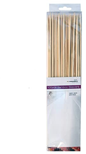 400 Bamboo SKEWERS 30CM 12 BBQ Kebab Wooden Wood Sticks Fruit Barbecue Food NEW