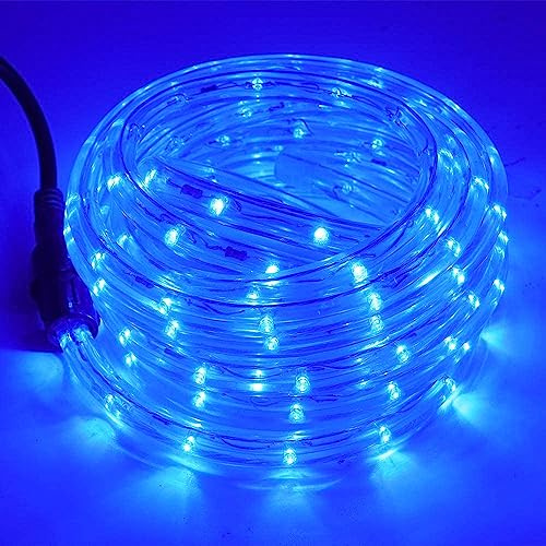 Wisada LED Lichtschlauch Außen,15M 36LEDs/m Blau LED Schlauch 220V LED Tube Light Indoor Leuchtstoffröhre, Outdoor LED Lichter Wasserdicht Lichterschlauch für Terrasse Wohnzimmer Weihnachten Partydeko