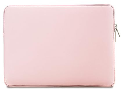 jooeer 11 Pulgadas Funda Ordenador Portátil Compatible con 11,6 Chromebook Tablet, Bolsa PC de Cuero Impermeable Protectora Acolchada, Rosa