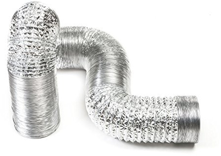 STERR Tuyau flexible pour canaux de ventilation 80 mm x 6 m - Tuyau d'évacuation - Tuyau de canal pour chauffage et refroidissement - Ventilation et climatisation - ALD080_6
