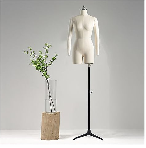 schneiderpuppe Schneiderpuppe Damenbüste Schaufensterpuppe Für Körpernähen, 360°drehbar Schneiderbüste Weiblich Mit Verstellbarem Stativständer Aus Metall Für Bekleidung Display for Clothing Shop Dres