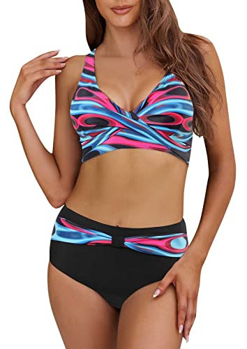 Strandkleid Damen Women's Bikinis meerjungfrauenflosse Push up Bikini mit schnürung periodenunterschwäsche meerjungfrauenflosse Damen Bluse Badeanzug rückenfrei herrenmütze Winter Bikini Oberteil