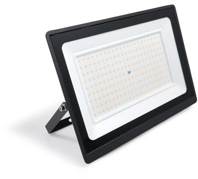 KOLORENO - CUDI 2in1 Flutlicht - Schwarz - Schutzart IP65-230 AC V 50 Hz - Vielseitig einsetzbar - 150W - Kaltweiß (6500K) - 310x220x130mm
