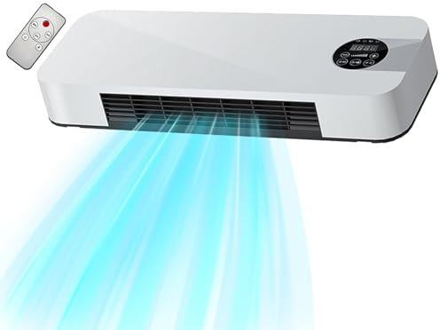Machine De Chauffage Mural, Chauffage Mural | Climatiseur Électrique De Chauffage De Refroidissement Mural | Chauffage Ventilateur Télécommandés, Petit Climatiseur Combiné Pour Salon, Chambre À
