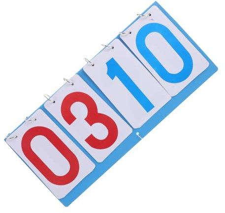 Abaodam Scoreboard Tragbare Tischanzeigetafel Für Volleyball Tischtennis Und Basketball Manuelle Punktzahlführung Ohne Batterien Stelliges Design