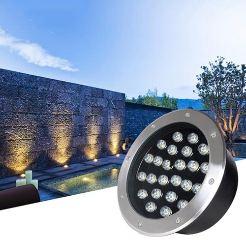 Luce da Incasso a Terra per Esterni a LED, AC85-265V, IP66, Impermeabile, Rotonda, per vialetto, Giardino, vialetto, Patio, passerella, Lampada da Paesaggio