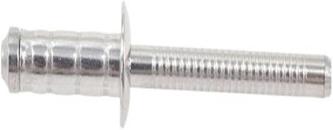 SAJMAKUWLA Remaches, Remaches Pop, Remache Ciego de Acero Inoxidable de Alta Resistencia, 30/50 Piezas, Gran área de Apoyo Lateral Ciego(4.8x14 Mm,30Pcs)