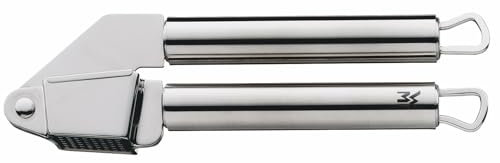 WMF Profi Plus Knoblauchpresse Edelstahl 17,5 cm, Cromargan Edelstahl teilmattiert, Knoblauchpresse spülmaschinengeeignet