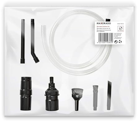 Maxorado Staubsauger Pc Aufsatz Set Mini Düsen für Computer Laptop Elektro 3D Drucker Auto Heizung dünn Reinigung