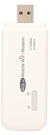 Sxhlseller Routeur 4G LTE, Dongle Modem WiFi USB avec Emplacement pour Carte SIM, Plug and Play Haute Vitesse 150 Mbps pour Téléphone, Ordinateur Portable, Tablette, Partage de 10