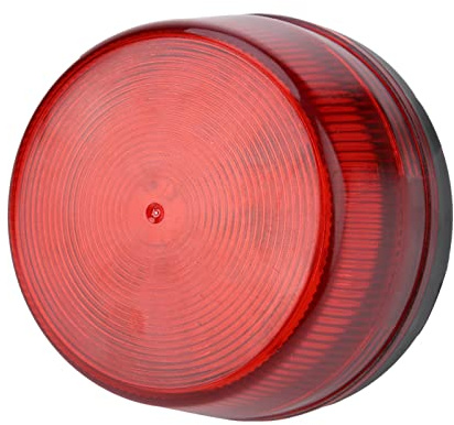 Cyrank Gyrophare, Lampe à LED Clignotante Rouge Voyant D'avertissement De Sirène Rouge pour Sirène D'alarme De Sécurité avec Lumière Stroboscopique