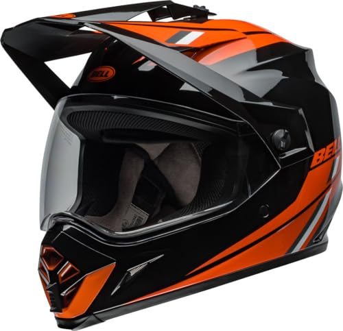 BELL HELMET MX-9 ADVENTURE MIPS ALPINE BLACK/ORANGE M ECE6