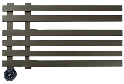 Radiatore scaldasalviette Radiatore For Asciugamani Da Bagno In Bianco E Nero, Controllo Intelligente, Portasciugamani Riscaldato Elettrico, Scaldasalviette A Parete, Scaldasalviette Elettrico ( Color