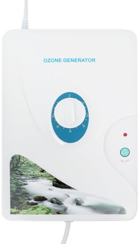 Loobiiny Ozone Generateur 600 Mg/H Ioniseur D'Air Destructeur D'Odeur Purificateur D'Air Maison Mini Purificateur D'Air Appareil à Ozone Eau Ions NéGatifs Ozonizer Nettoie Les Fruits LéGumes Viandes