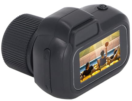 Mini Appareil Photo Numérique, Autonomie de 100 Minutes, Caméra Vidéo Compacte 1080P, Enregistrement en Boucle avec Dragonne pour Une Utilisation en Extérieur pour Les Enfants