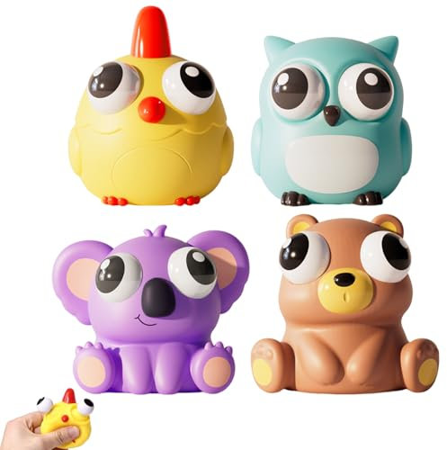 4 Stück Anti Stress Spielzeug,Antistress Spielzeug Weich und Elastisch Antistressball Kinder,Anti Stress Geschenke Für Kinder Mitbringsel Kindergeburtstag Gastgeschenke,Geeignet für Mädchen und Jungen