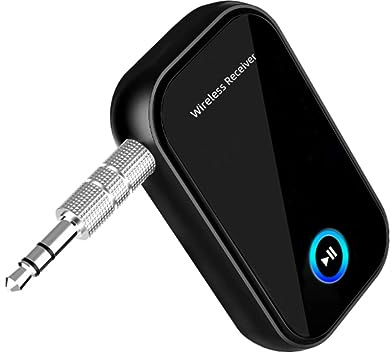 OSALADI Audioempfänger Kabellos Audioadapter Mit Klinke Wireless Empfänger Für Auto Audio Systeme Kompatibel Mit Verschiedenen Geräten