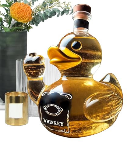 Animal Whiskey Bottles- Funny Whiskey Duck Bottle Unique Whiskey Glass Decanter min i Creative Animal Wine Decanter Animal Shaped Decanter for Men Or Whiskey Lovers