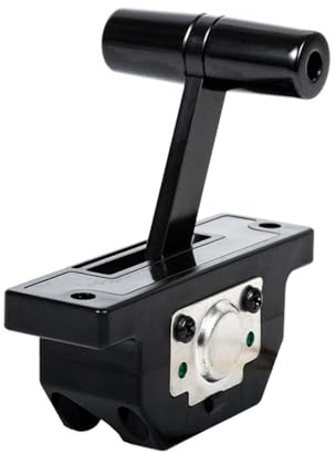 LNHHG Tige de poussée vidéo T-BAR 101, Joystick à, modèle de Joystick industriel for Hall, tige de traction for Drone d'avion(Black 5V output 0.3-4.7V)