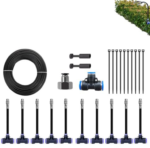 Drip Irrigation System | Automatic Garden Watering System | Adjustable Water-Saving Design for Raised Bed Watering and Gardening Supplies