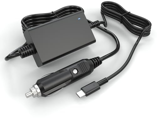 Ladegerät Auto 100W USB C Netzteil 12-24V KFZ Ladegerät Netzteil | für Lenovo HP Dell Acer Asus Chromebook Samsung Mac Book Und andere USB-C Geräte，Type C DC Adapter Car Charger