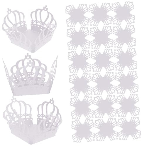 Beavorty 50 Stück Dekorative Schachteln für Schokolade Kreative Hochzeit Verpackungen mit Hohldesign Leicht und Langlebig für und Partys