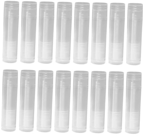 LRXIYODE 100stücke Klare Lip Balm Tubes Leere Lippenpflegestift Behälter Nachfüllbare Pp Lippenbalsam Hülsen Lip Gloss Tubes Für Diy Lippenpflege Und Kosmetik Herstellung