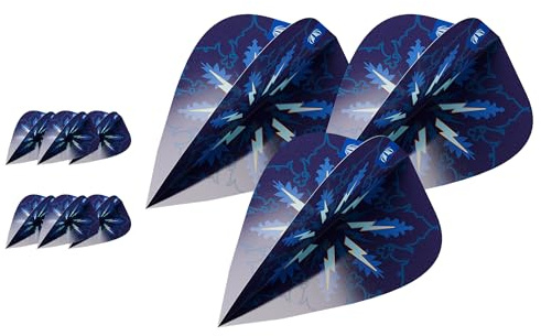 Target Darts Phil Taylor Raw Power Gx2 Pro Ultra-Dart-Flights (9er-Set) | Profi-Zubehör, Multipack-Flight-Sets, Dart-Flight-Set – Kite