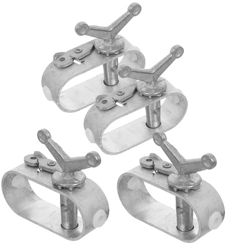TOYANDONA Tendeur de Câble en Acier Robuste pour Serrage et Vigne Lot de 4 Pièces Outil de Tension Polyvalent et Résistant aux Intempéries pour Jardinage et Agriculture Extérieure