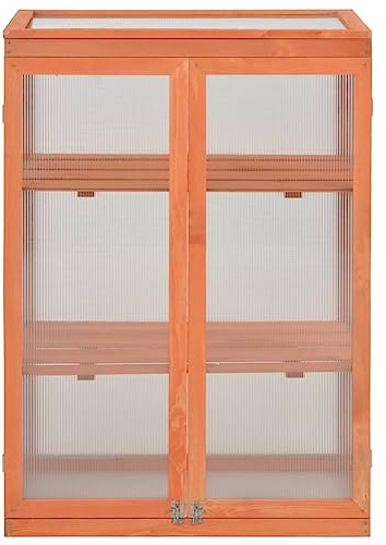 Lumanois Serra in Legno 75x47x109 cm,Casa e Giardino,Prato e Giardino,Serre,10.02kg-170646