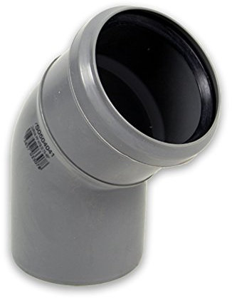 HT-Abflussrohr Bogen DN 90 15°