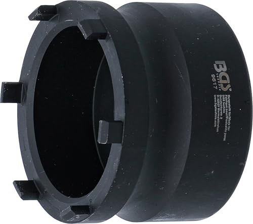 BGS 9617 | Llave de vaso almenada para cubos de rueda | pines en el exterior | para Mercedes-Benz, Nissan, Opel, Renault, VW