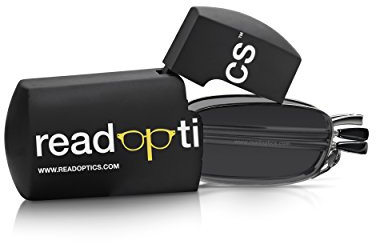 Read Optics faltbare Sonnen-Lesebrille +2,0 Dioptrien: Sonnenbrille für Damen und Herren mit UV-400 Schutz, getönt, blendfrei, inklusive kleinem Etui. Leichte Brille in Stärke +1,0 ohne Verschreibung