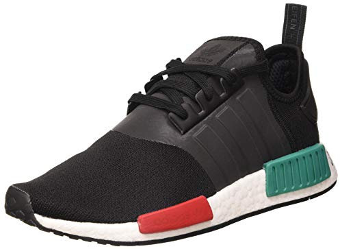 Adidas Herren NMD_r1 Sneaker, Core Black Glory Green Lush Red, 37 1/3 EU