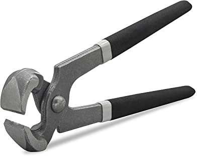 BOOSDEN 8 INCH End Cutting Pliers,Heavy Duty Carpenters Pincers, High Leverage Nipper Pliers for Nail Puller and Wire Cutting