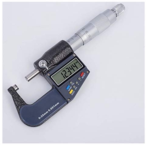 BüGelmessschraube 0,001mm digitales Mikrometer 0-100 mm elektronisches Außendurchmesser-Messwerkzeuge Messwerkzeuge 0-25-50-75-100mm 346 (Specification : 25 50mm)