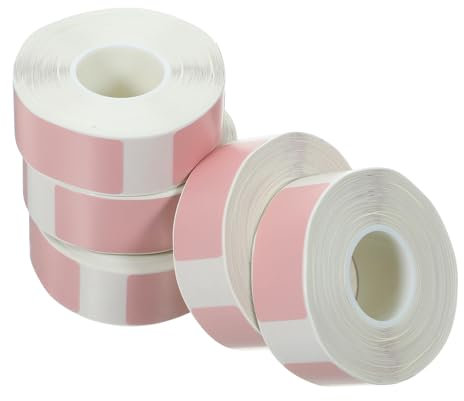 TOVINANNA 5 Rollen Etikettenaufkleber druckerpapier namensaufkleber Rechtecke beschriften selbstklebendes Etikett Adresspapier selbstklebendes Adressetikett b100 Universal- kleines Etikett