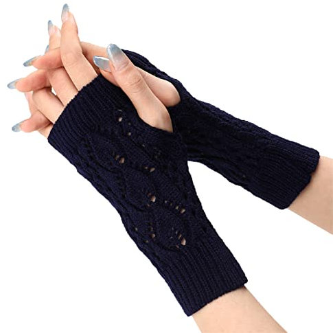 HANXIULIN Armwärmer Sleeves Winterhandschuhe Lange Mädchen Handschuhe Länge Ärmel Handschuhe Stricken Armwärmer Pulswärmer Winter