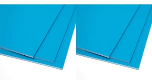 Artway - Polymerplatten für Linoldruck - Größe A4 und A3 - Blau - A4-3 Stück (Packung mit 2)