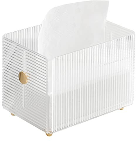 WOYZDQ Modern Rechteckige Taschentuchbox-Abdeckung, Taschentuchhalter für Zuhause, Büro, Auto, Hotel, Badezimmer, Schreibtische, Arbeitsplatten, Schminktische, Nachttische Nützlich