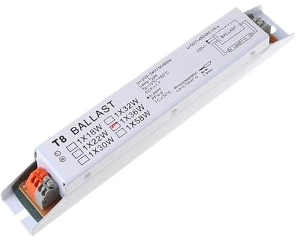 VISIYUBL Alimentatore elettronico for Lampada da 36 W Alimentatore for Lampada Fluorescente lineare T8 da 1 Lampada, Lampada Fluorescente di Lunga Durata
