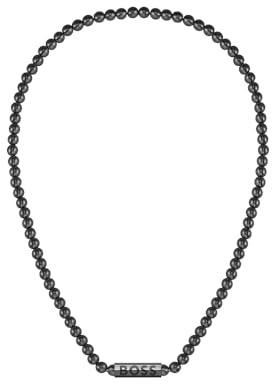 BOSS Jewelry Perlenhalskette für Herren Kollektion SPHERE aus Edelstahl