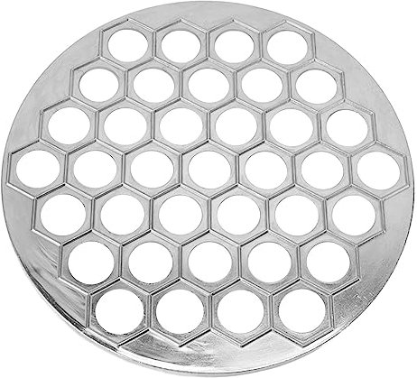 37 Löcher Knödel, Russischer Ravioli-Maker, Knödelform, Aluminiumlegierung, Pelmeni-Maker, Edelstahl, Pelmeni-Fleisch, Silber, Manuelle Nudelmaschine, Schneider, Werkzeug Zur
