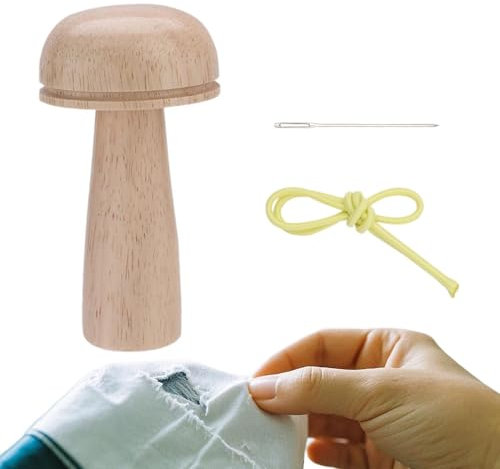 Verdammte Pilz für Socken, Bietpilz Darner,Hölzerne Verdammelpilz | Nähmaschine, süßes Nähwerkzeug, effizientes, vielseitiges Stick- und Handwerksprojekte