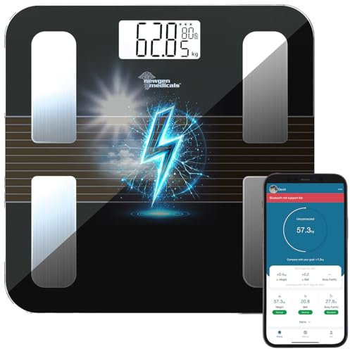 Pèse-personne solaire impédancemètre connecté [newgen medicals]