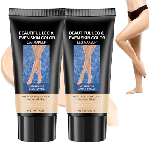 2-delad ben makeup vattentät, body makeup vattentät, tatuering skydd, långvarig, ingen färgning, concealer med full täckning (färg nr 1, natur)