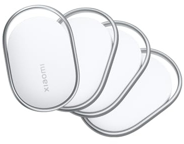 Xiaomi smart tag, compatible with Apple Find my and Google Android Find Hub, tracker, finder for luggage/bags/suitcase/wallet/pet, IP67 Waterproof, battery life over 1 year, 4 Pack
