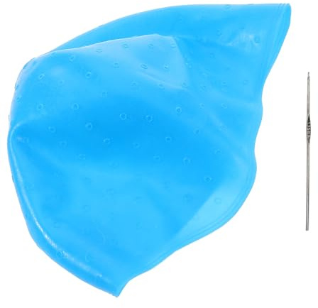 SKISUNO Gorro de Silicona para Mechas Reutilizable, Tapa Antideslizante para Teñir Cabello, Herramienta de Peluquería para Salón y Uso Doméstico, Accesorio Resistente y Versátil