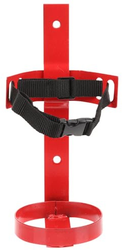Beavorty Support Mural pour Extincteur 1Kg en Métal Robuste Fixation Renforcée pour Bureau et Véhicule Montage pour Sécurité Incendie en Entrepôt et Bateau