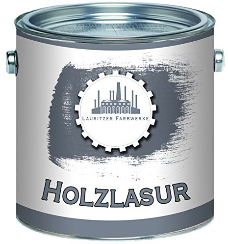 Lausitzer Farbwerke Holzlasur traditionelles Terrassenöl Holzschutzlasur Holzschutzanstrich Spezial-Lasur (10 L, Eiche Hell)